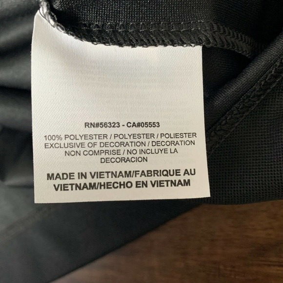 Nike Dri Fit Mens XL Black Polo Golf Shirt White Swoosh In Range Alaska Logo - Picture 9 of 10